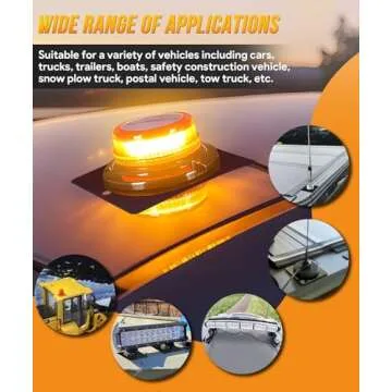 4 Pack 8895404 Self-Adhesive Magnetic Mount Pad for Aluminum Cabs, for Magnetic Light Mounts, Durable Black Powdercoat, Ideal for Light Bars, Strobe Beacons, Spot Lights, 8895400 Aluminum Magnet Mount