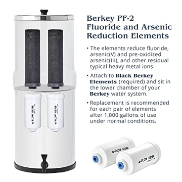 Berkey PF-2 Filters for Fluoride and Arsenic Reduction