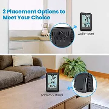 Newentor Wireless Indoor Outdoor Thermometer - Accurate & Easy Setup