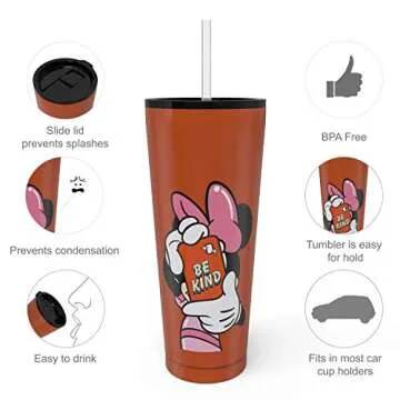 Minnie Mouse Insulated Stainless Steel Travel Tumbler