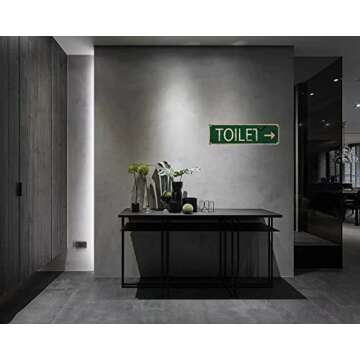 Hip Hop Street Sign Retro Decorative Poster Vintage Outdoor Decoration Road Tin Sign Room Decoration Wall Art Avenue Metal Poster for Man Cave Bar Pub Cafe Home Wall Decor 16in x 4in