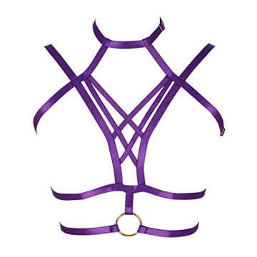 Adjustable Women's Body Harness Bra Lingerie for Festivals and Events