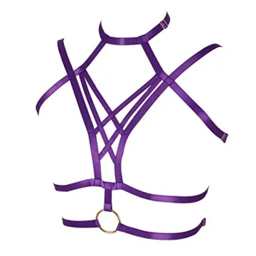 Adjustable Women's Body Harness Bra for Festivals and Parties