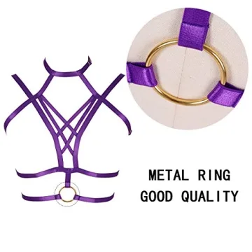 Adjustable Women's Body Harness Bra for Festivals and Parties