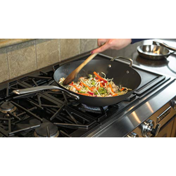ICON 14-Inch Carbon Steel Wok - Lightweight & Durable Cookware