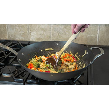 ICON 14-Inch Carbon Steel Wok - Lightweight & Durable Cookware