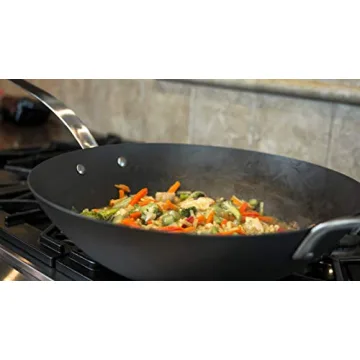 ICON 14-Inch Carbon Steel Wok - Lightweight & Durable Cookware