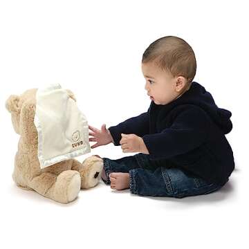 GUND Peek-A-Boo Teddy Bear - Animated Plush Toy for Babies