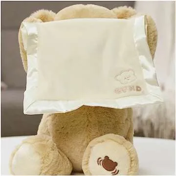 GUND Peek-A-Boo Teddy Bear - Animated Plush Toy for Babies