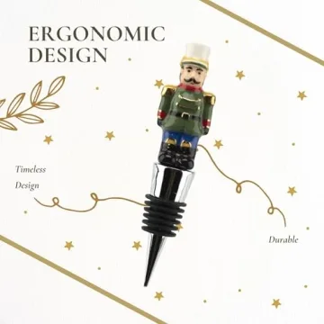 Spode Christmas Tree Nutcracker Bottle Stopper for Wine Lovers