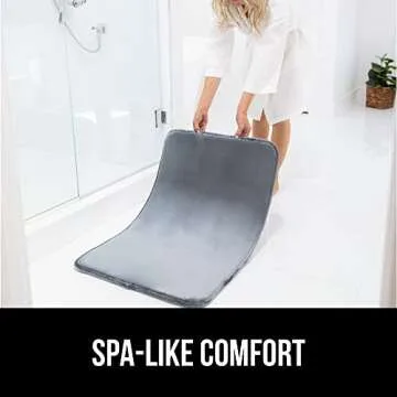 Gorilla Grip Soft Memory Foam Bath Rugs - Absorbent and Durable