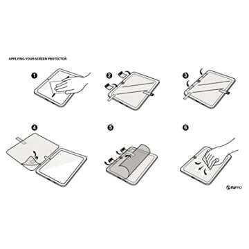 NuPro Clear Screen Protector for Amazon Fire 7 Tablet (12th generation, 2022 release), 2-pack