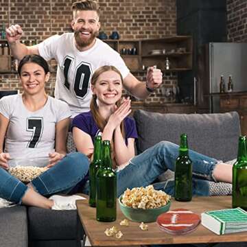 100 Pieces Football Theme Napkins Football Shape Paper Napkins Square Football Field Napkin Paper Football Napkins for Game Sports Themed Birthday Party Favors Table Decor