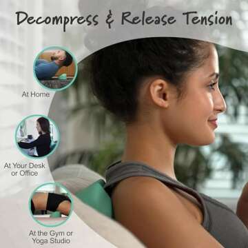 CranioCradle Home Therapy System - Head, Neck, Shoulder & Back Pain Relief - Relaxes Muscle Tension ...