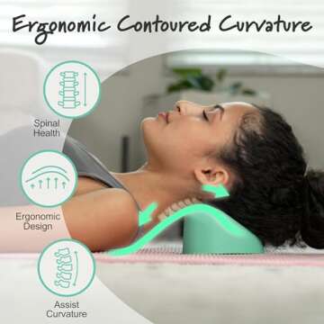 CranioCradle Home Therapy System - Head, Neck, Shoulder & Back Pain Relief - Relaxes Muscle Tension - Trigger Point Release - Treats Multiple Pain Symptoms - Myofascial Release