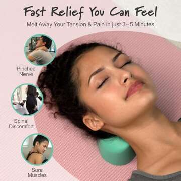 CranioCradle Home Therapy System - Head, Neck, Shoulder & Back Pain Relief - Relaxes Muscle Tension - Trigger Point Release - Treats Multiple Pain Symptoms - Myofascial Release