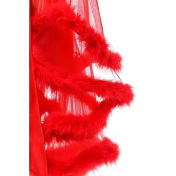 Tulle Feather Robes for Women - Elegant & Customizable