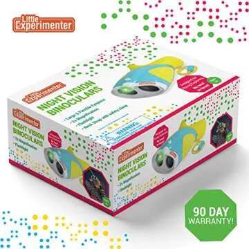 Night Vision Binoculars for Kids Binocular Toys Christmas Stocking Stuffers Gift Ideas, with Flash Light & Face Comfort Rubber Learning & Educational STEM Gifts for Boys & Girls Ages 3 4 5 6 Years Old