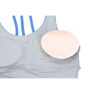 Oalka Women's Workout Shirts Racerback Yoga Sport Pads Bras Fitness Active Tank Tops Charcoal XL