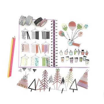 Washi Tape Gift Box Set - 30 Rolls for Arts and Crafts