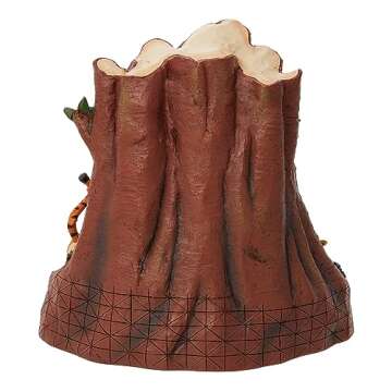 Enesco Disney Traditions by Jim Shore Winnie The Pooh Mount Sanders Carved by Heart Figurine, 7.48 I...