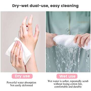 GXF Compressed Towel Portable Cotton Hypoallergenic Washcloths