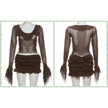 RISCUYY Sexy Two Piece Outfits for Women Going Out