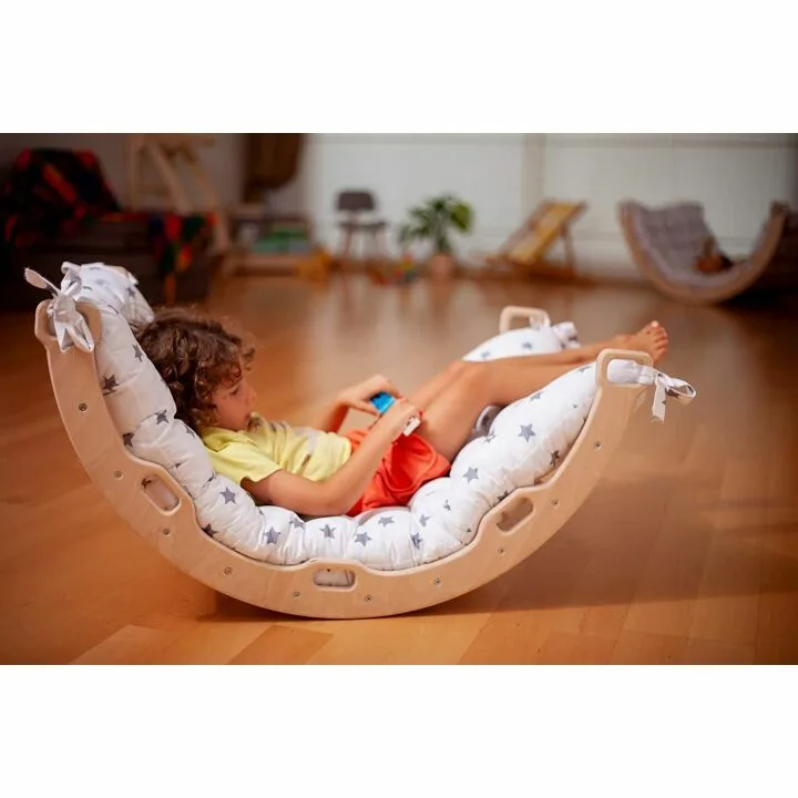 Small Montessori Rocker Arch and Star Pillow