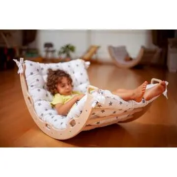 Small Montessori Rocker Arch and Star Pillow