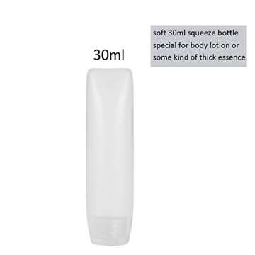 ALINK 16pcs Travel Size Toiletry Bottles Set, Tsa Approved Clear Cosmetic Makeup Liquid Containers with Zipper Bag