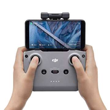 DJI Mavic Air 2 Fly More Combo - Drone Quadcopter UAV with 48MP Camera 4K Video 1/2" CMOS Sensor 3-Axis Gimbal 34min Flight Time ActiveTrack 3.0, Grey (Renewed)