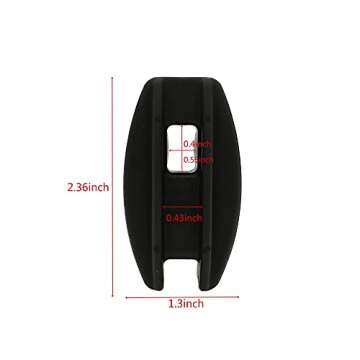 20 Pcs Black Corner Post Electric Fence Insulator for Electric Fence Wire