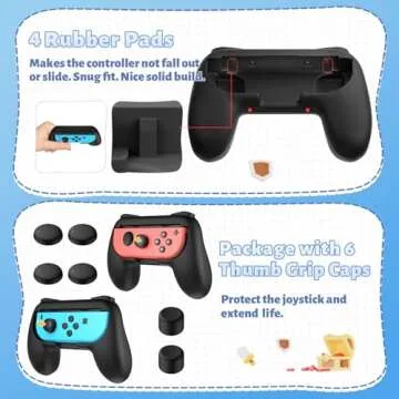 FASTSNAIL Nintendo Switch Grips for Ultimate Comfort
