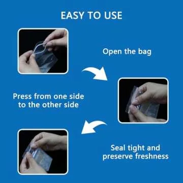 Small Plastic Bags, 300 PCS Mini Baggies 3 Assorted Sizes 2x2 2x3 3x4 Inch. Mini Jewelry Bags Reclosable, Clear Zip Bags (Large)