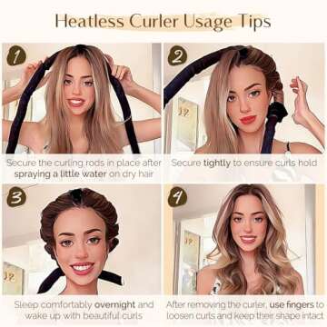 YANIBEST Heatless Hair Curler for Beautiful Curls