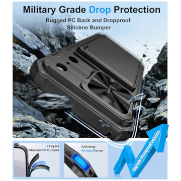 BXYJY iPhone 17 Pro Max Rugged Wallet Case with Card Holder