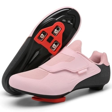 Premium Unisex Cycling Shoes with Delta Cleats for Peloton Bikes