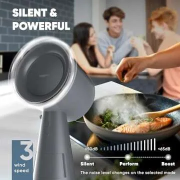 Breetee Portable Range Hood - Compact 3-Speed Kitchen Fan