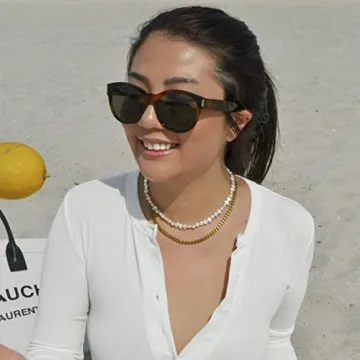 Elegant NUZON Baroque Pearl Choker Necklace for Layering