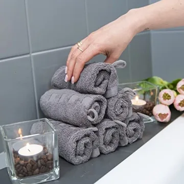 Soft Absorbent Bath Mitts - Pack of 6 for Everyone