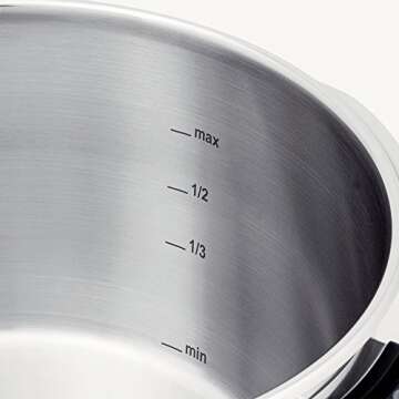 Fissler vitaquick Pressure Cooker Stainless Steel Induction, 8.5 Quart, silver