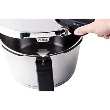 Fissler vitaquick Pressure Cooker Stainless Steel Induction, 8.5 Quart, silver