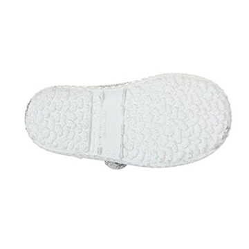 Cienta Girls Mary Jane Shoes - Silver Toddler Design