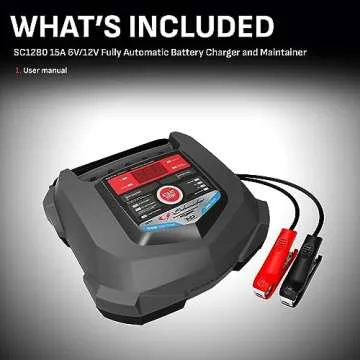 Schumacher SC1280 15 Amp Fully Automatic Car Battery Charger