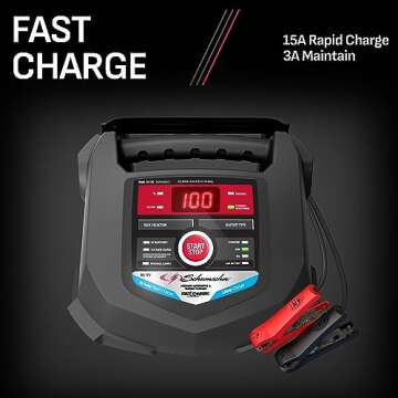 Schumacher SC1280 15 Amp Fully Automatic Car Battery Charger