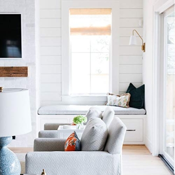 JEENKAE Brass Plug-in Wall Sconces Set of Two with Shade