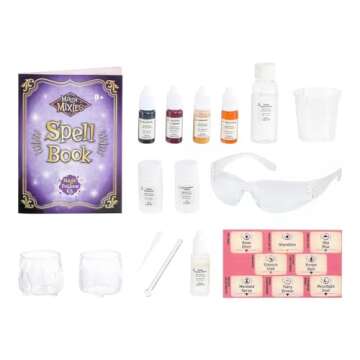 Magic Mixies Magic Potion Kit. Use The Spell Book to Mix Ingredients to Create Over 70 Magic Potions. Make Potions That Fizz, Bubble and Magically Change Form! Gifts for Kids, Ages 8+