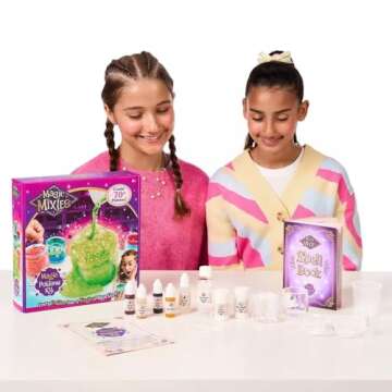 Magic Mixies Magic Potion Kit. Use The Spell Book to Mix Ingredients to Create Over 70 Magic Potions. Make Potions That Fizz, Bubble and Magically Change Form! Gifts for Kids, Ages 8+