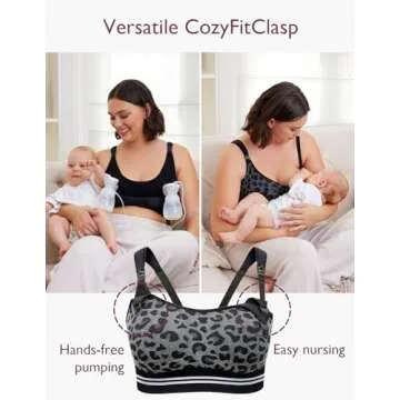 Momcozy 4-in-1 Pumping Bra - Stylish & Functional
