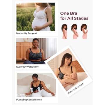 Momcozy 4-in-1 Pumping Bra - Stylish & Functional